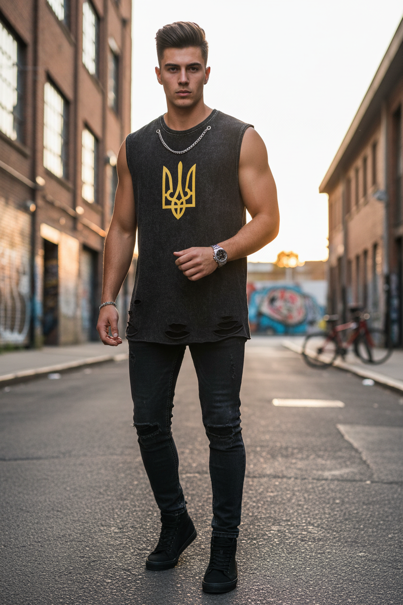 Tryzub Acid Wash Tank on model