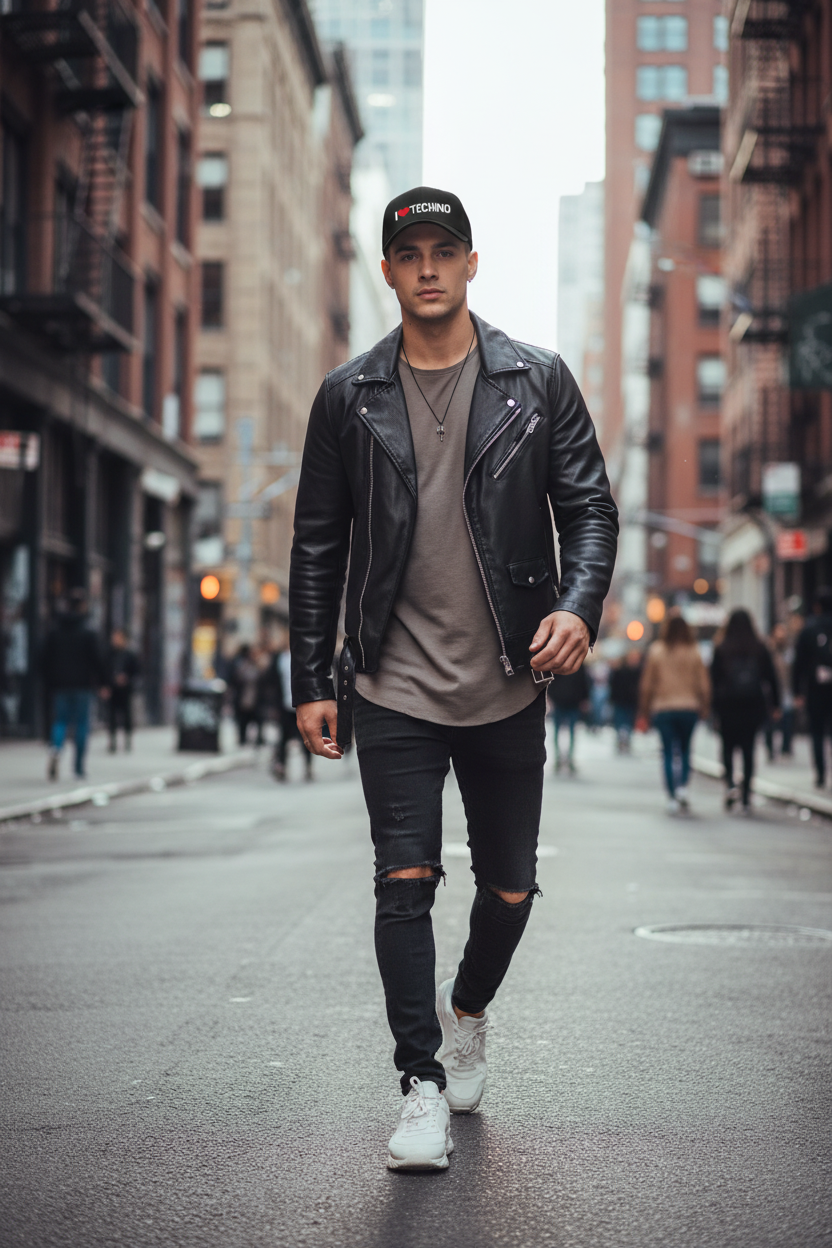 I Love Techno Cap street style
