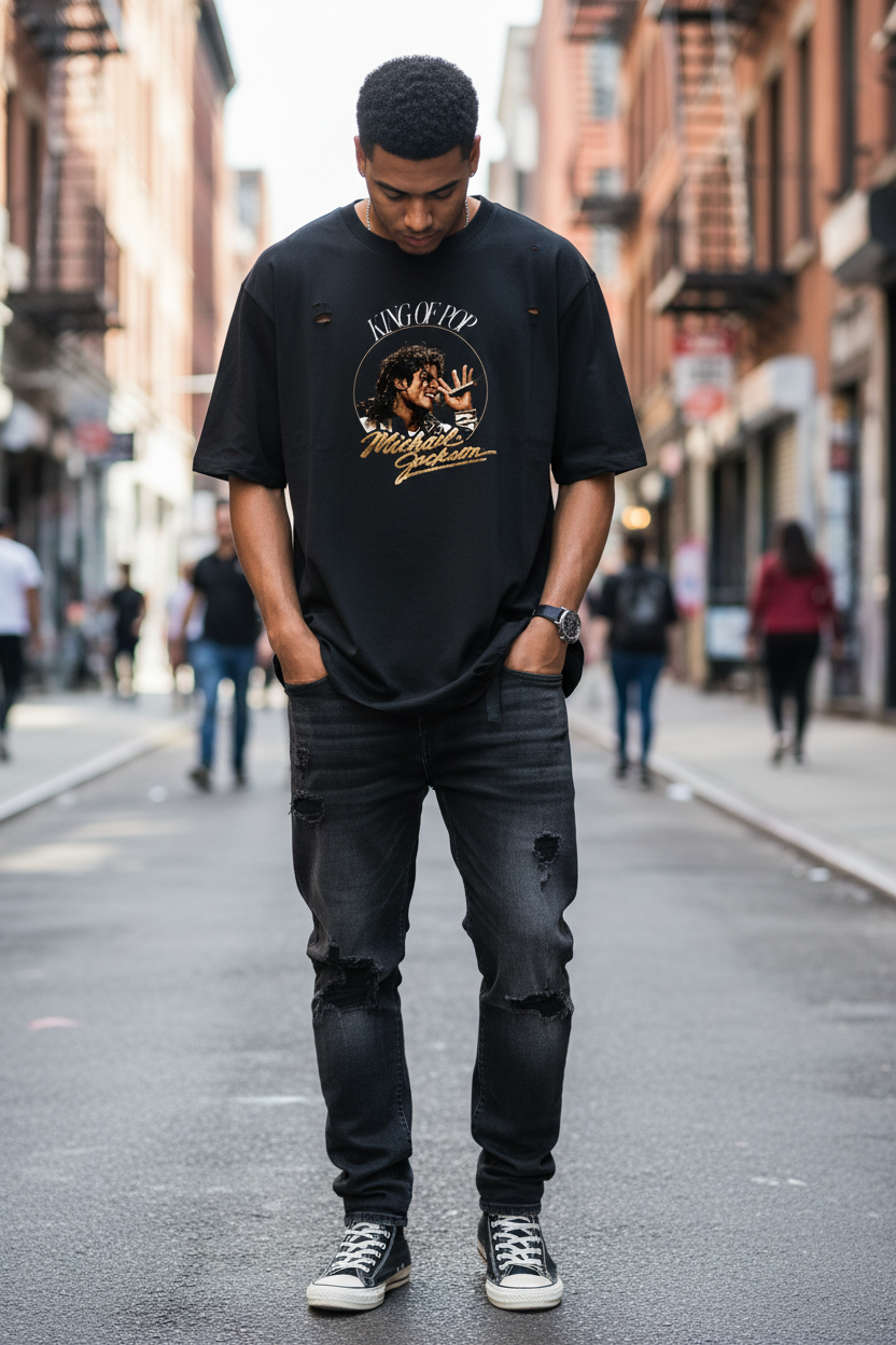 King of Pop Tee - Front Print