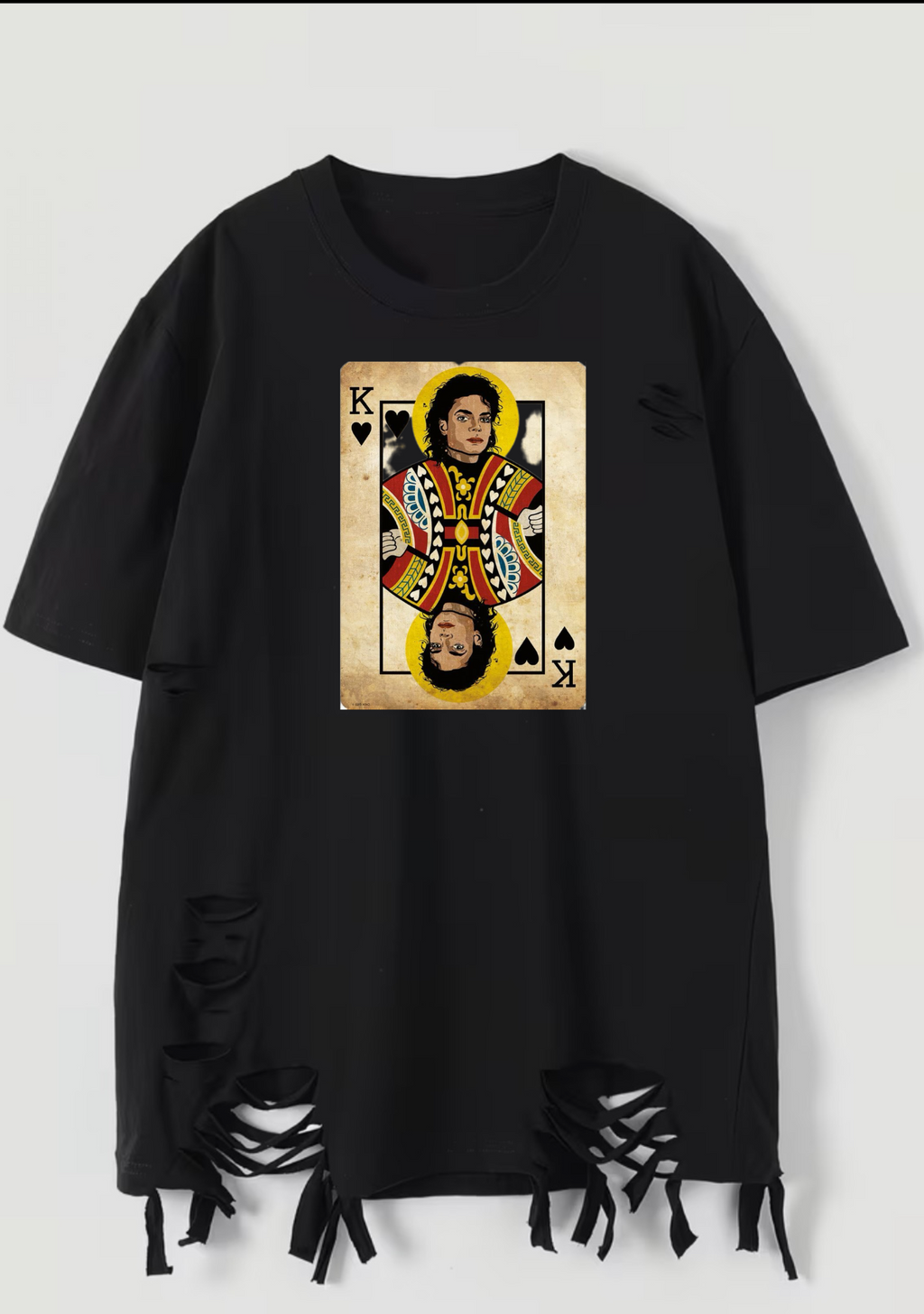 King of Hearts Distressed Tee