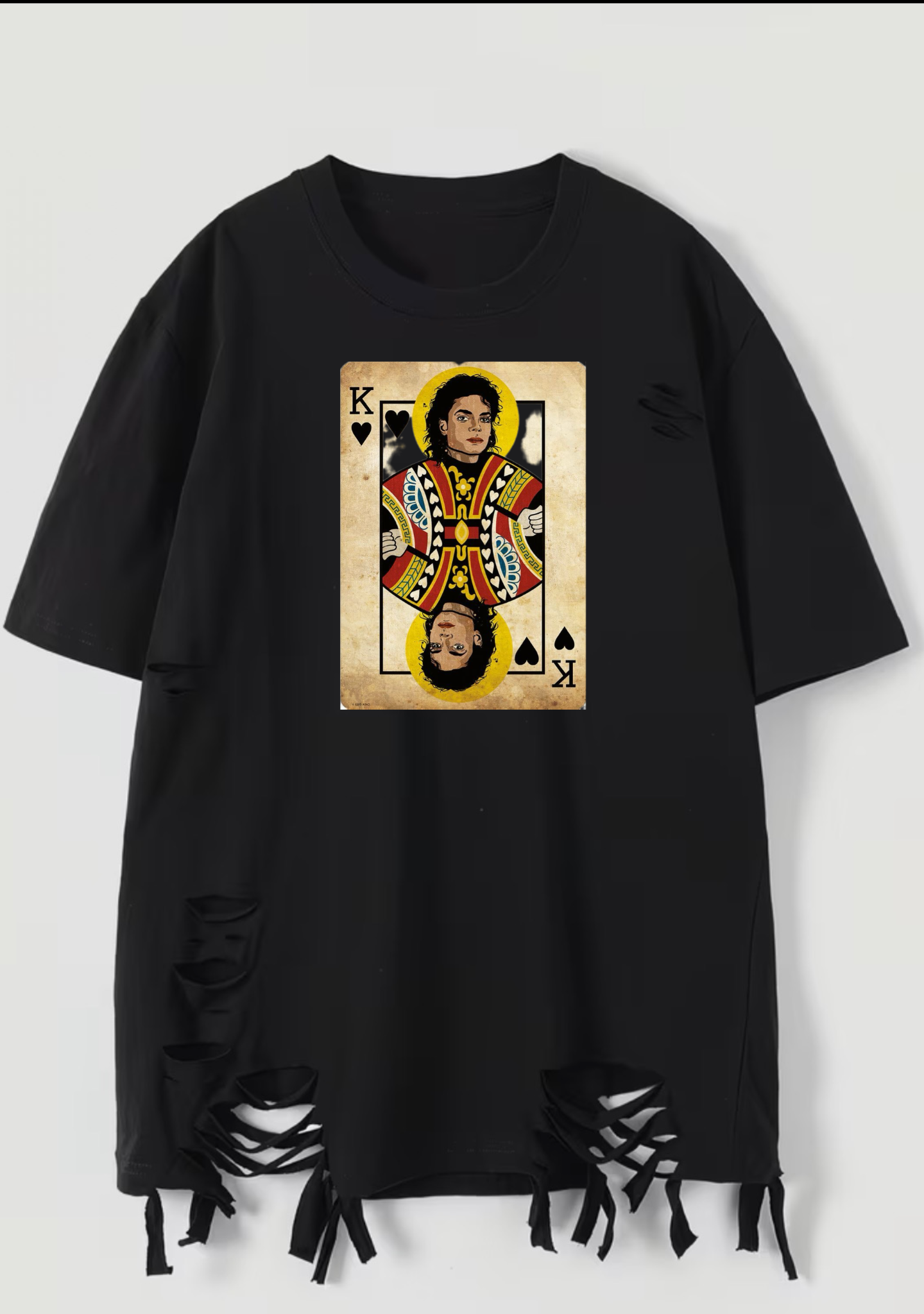 King of Hearts Distressed Tee